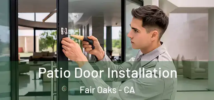  Patio Door Installation Fair Oaks - CA